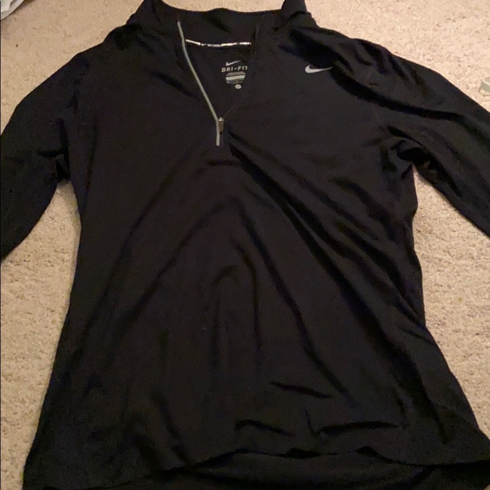 A nike pullover fleece